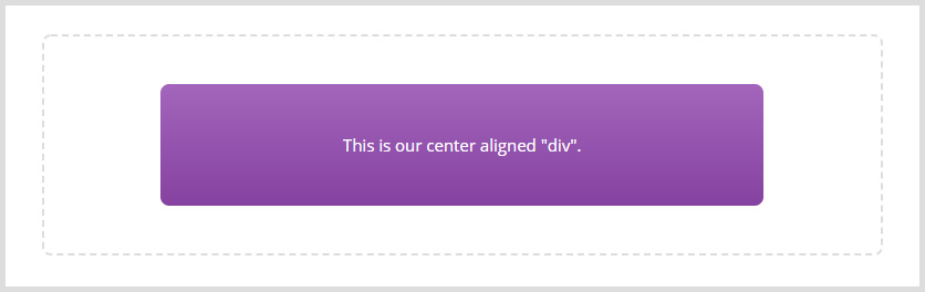 Bootstrap Align Center - Example 1