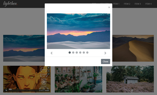 Bootstrap Lightbox Gallery - Preview
