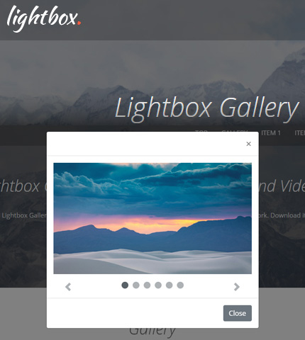 Bootstrap 4 Lightbox Image and Video Gallery: Free Template + How To