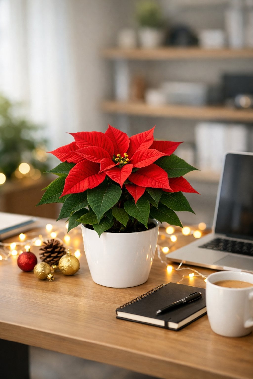 Christmas Small Potted Poinsettia Plant