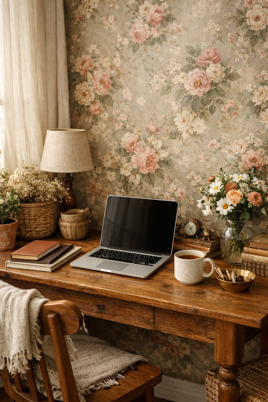 Cottagecore Office Decor Ideas 1