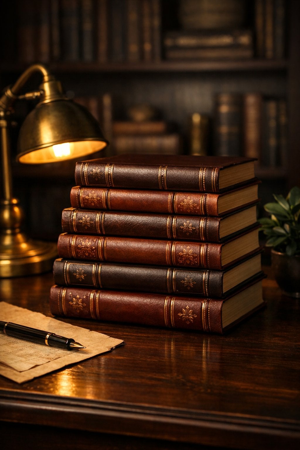Dark Academia Office Decor Idea 12