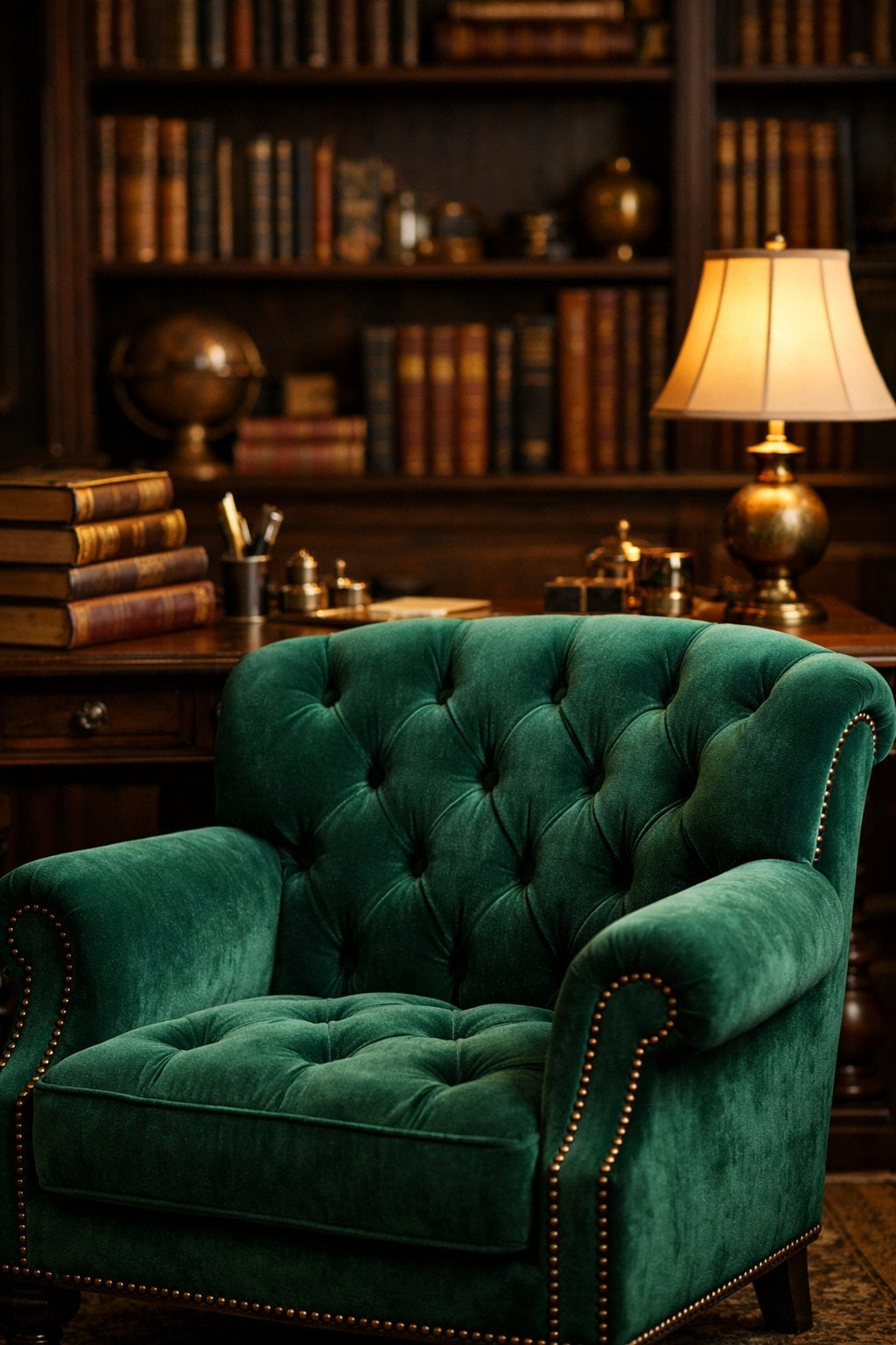Dark Academia Office Decor Idea 7