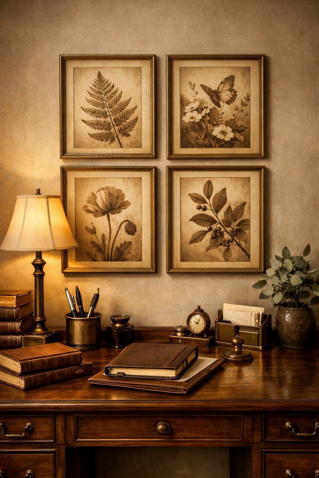 Dark Academia Office Decor Idea 9