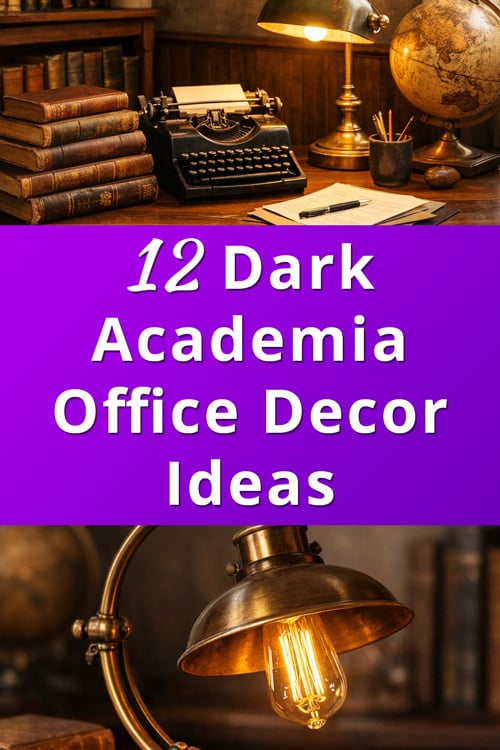 Dark Academia Office Decor Ideas article 1