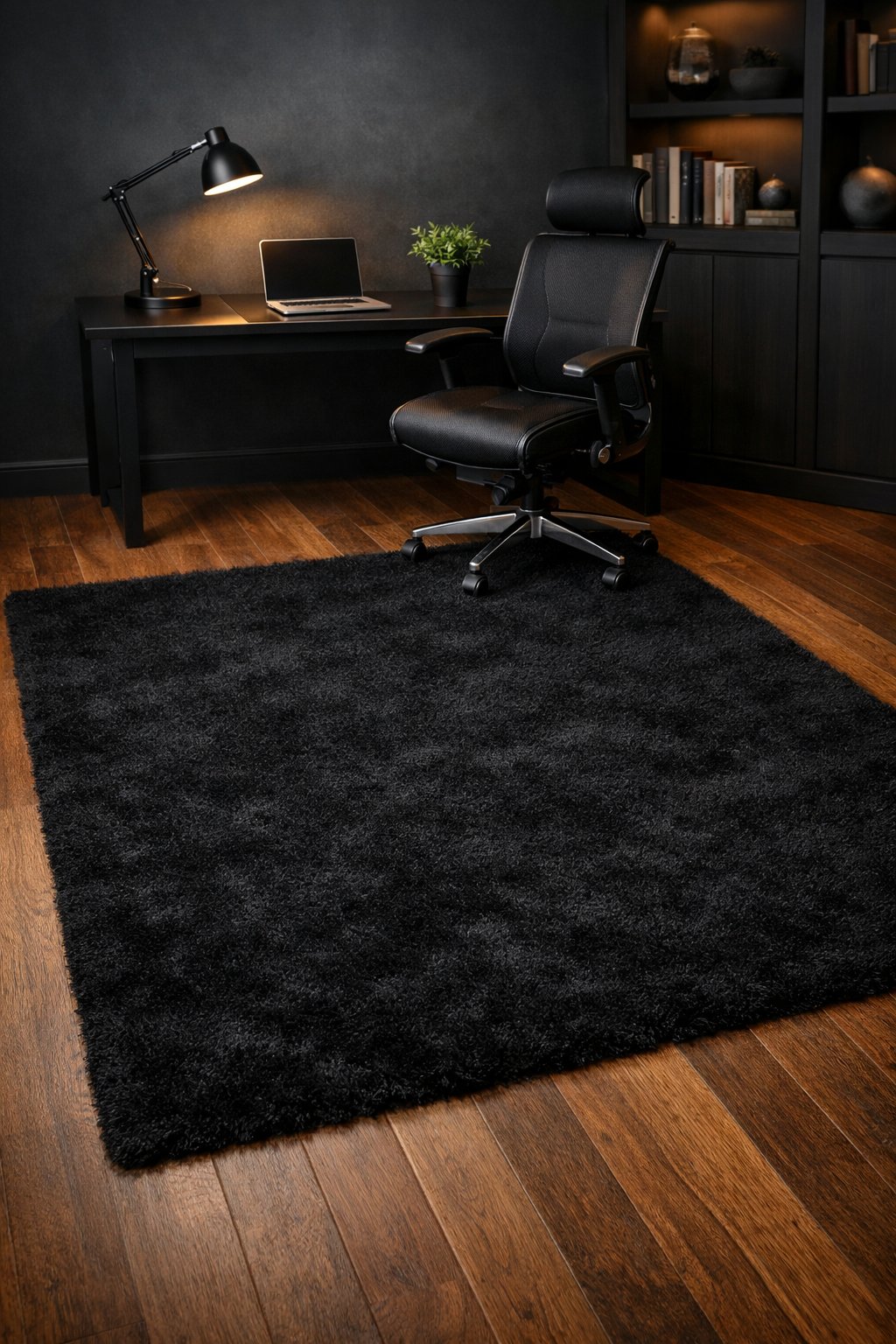 Dark Office Decor Aesthetic Idea 8
