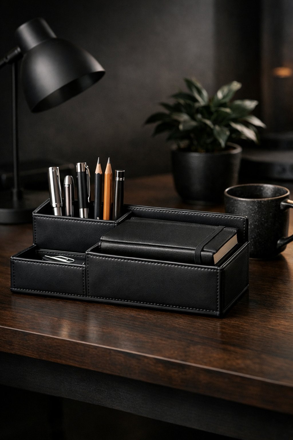Dark Office Decor Aesthetic Idea 9