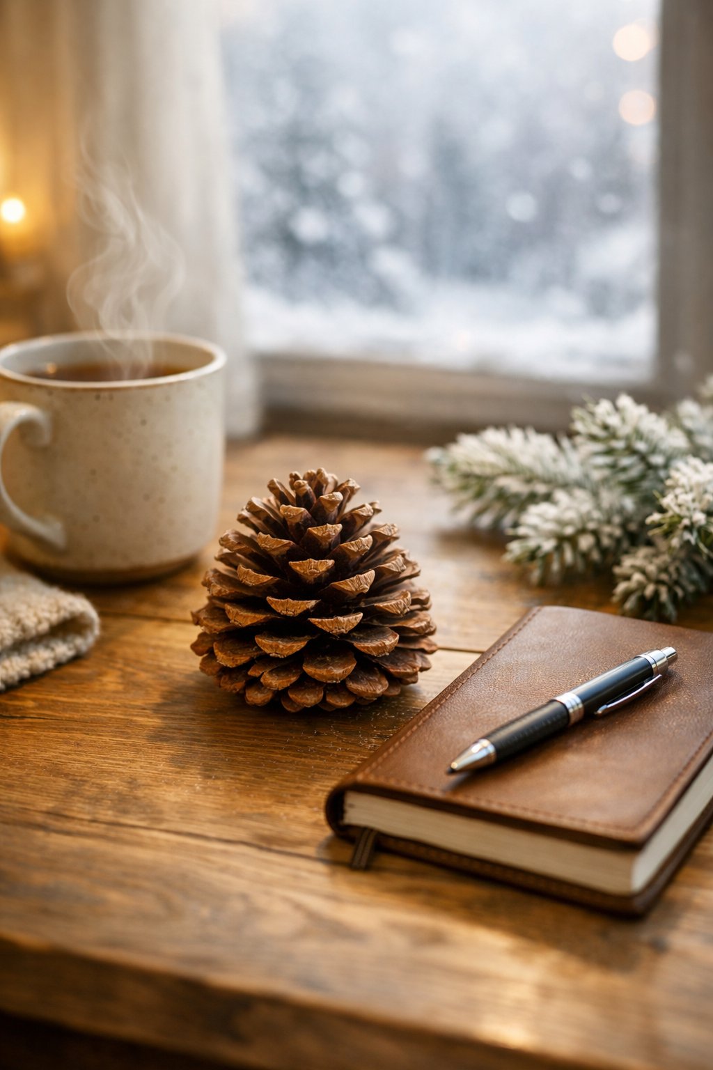 Pinecone paperweight