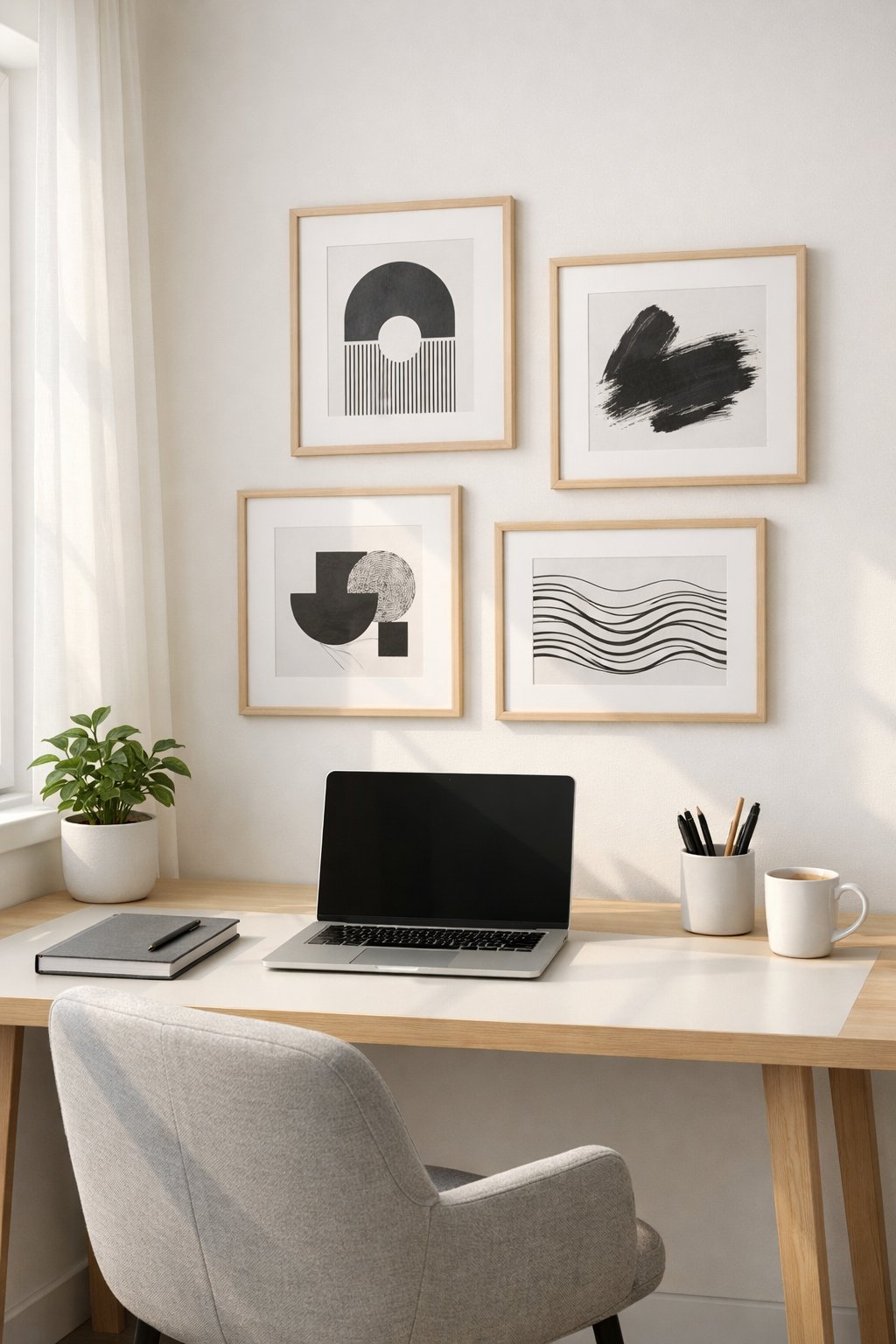Scandinavian Home Office Ideas 11