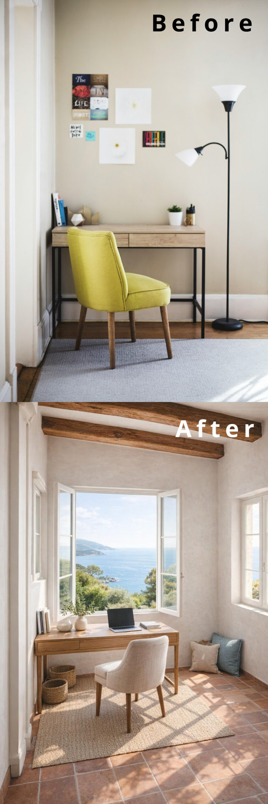 10 Small Home Office Warm Scandinavian to Mediterranean Coastal
