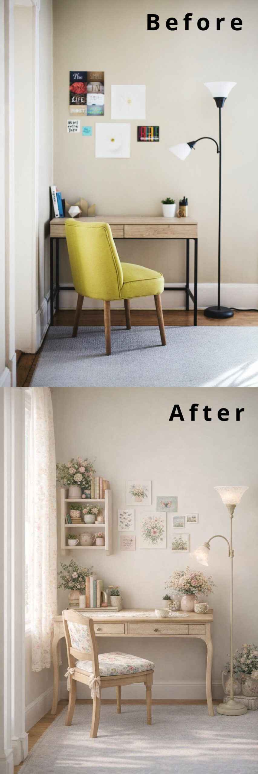8 Small Home Office Warm Scandinavian to Soft Pastel Cottagecore