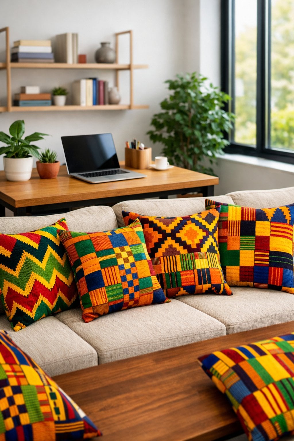 Afrohemian Office Decor Idea 1