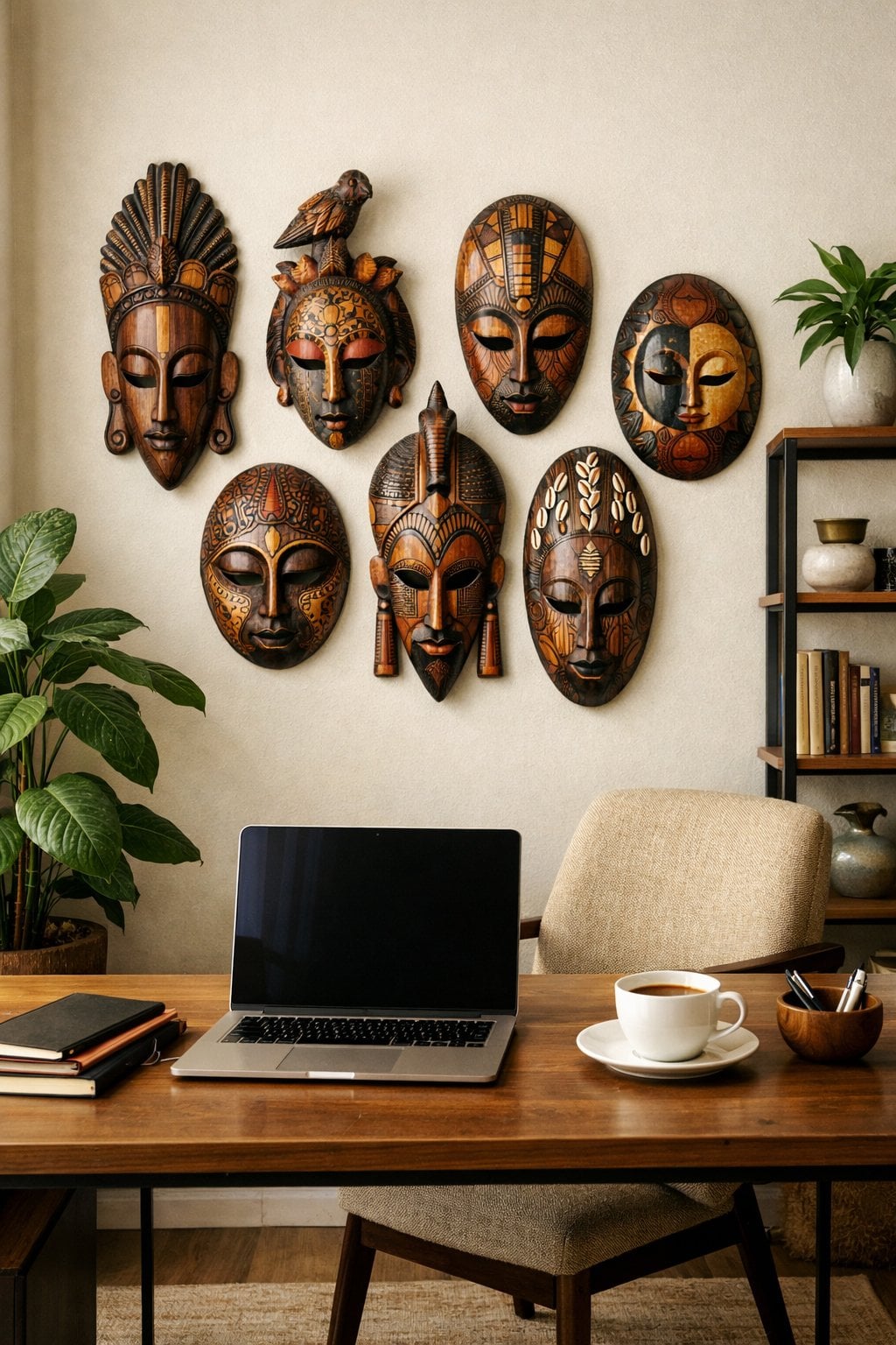 Afrohemian Office Decor Idea 3