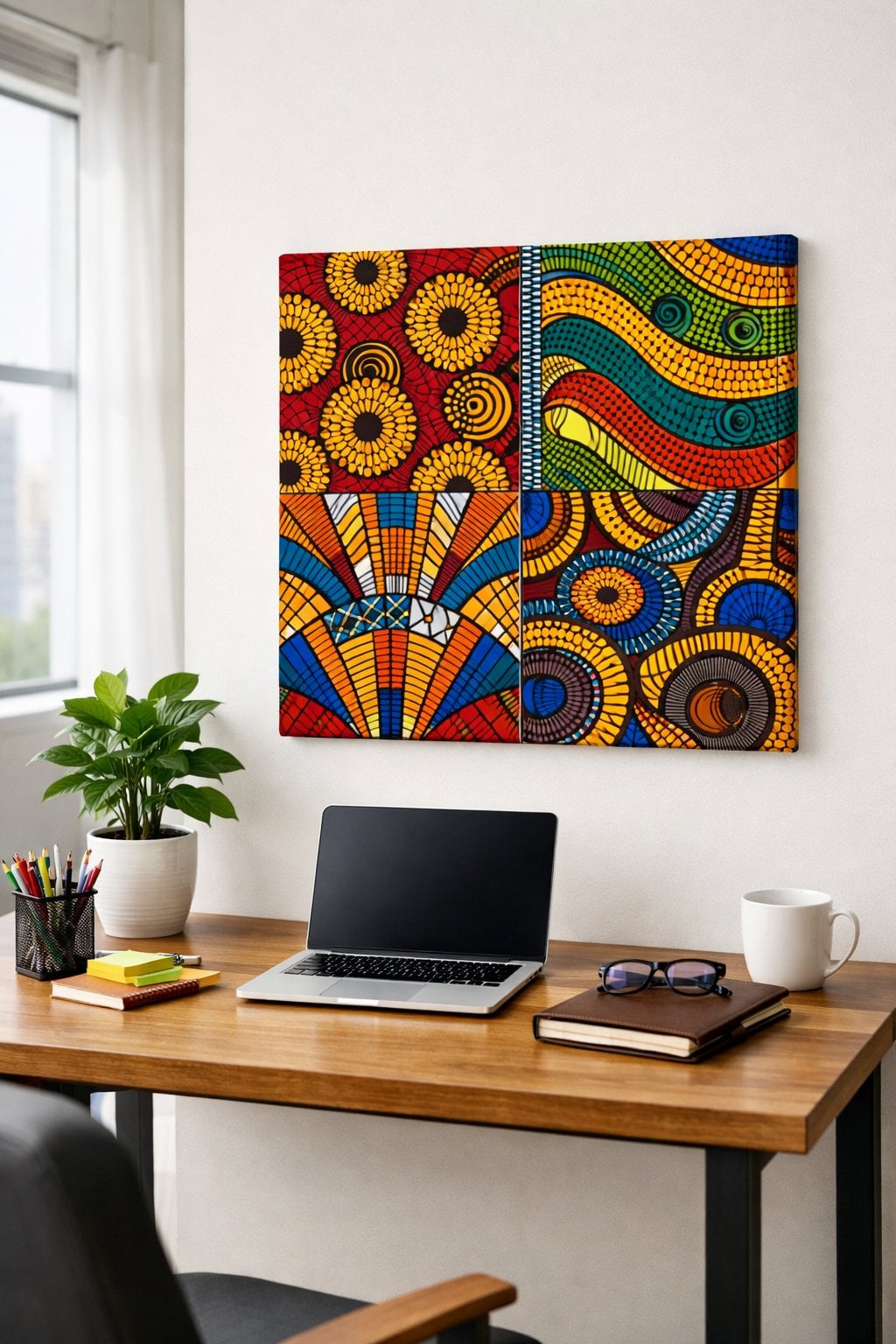 Afrohemian Office Decor Idea 4