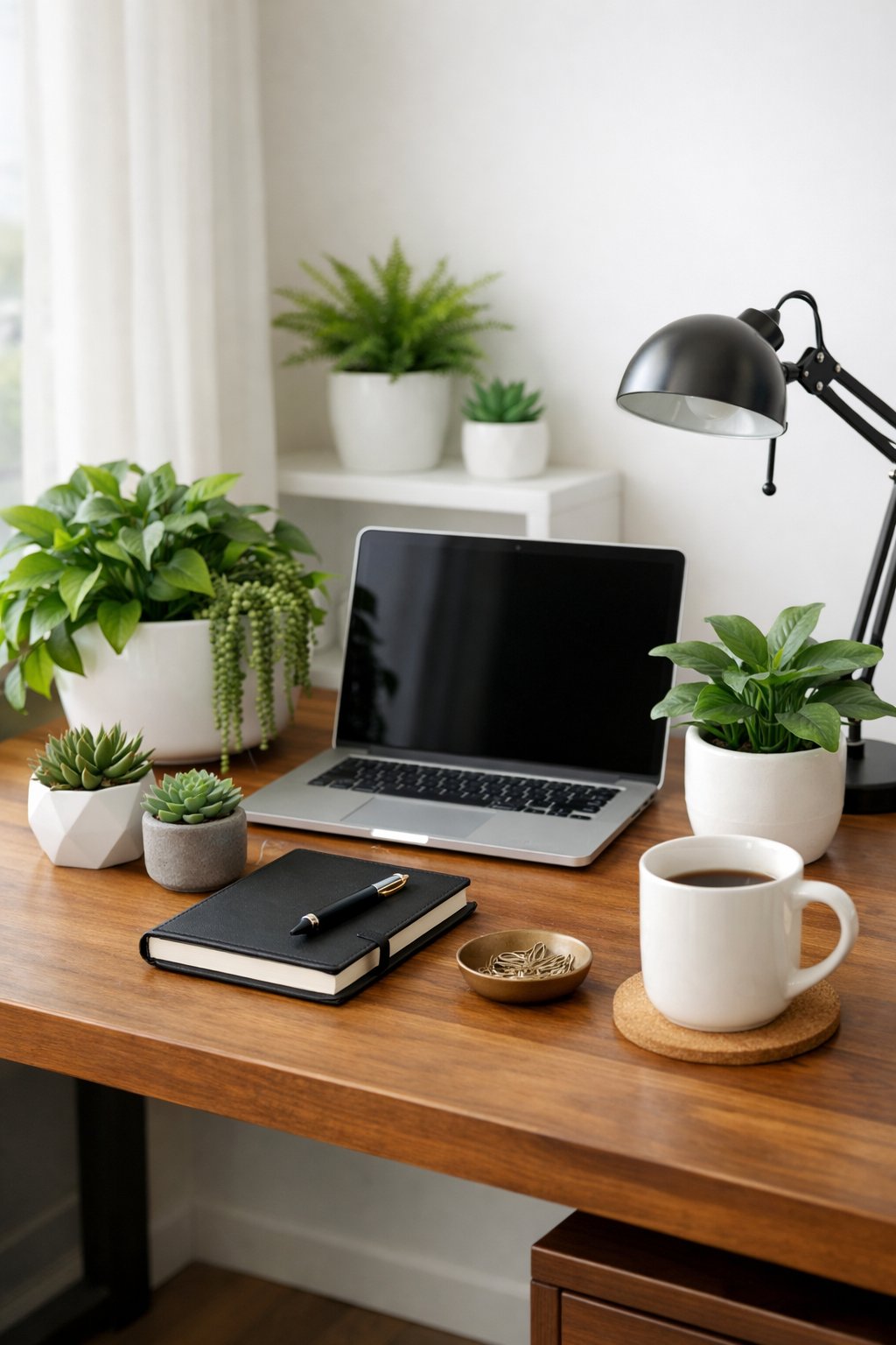 Desk Decor Idea with Plants 10
