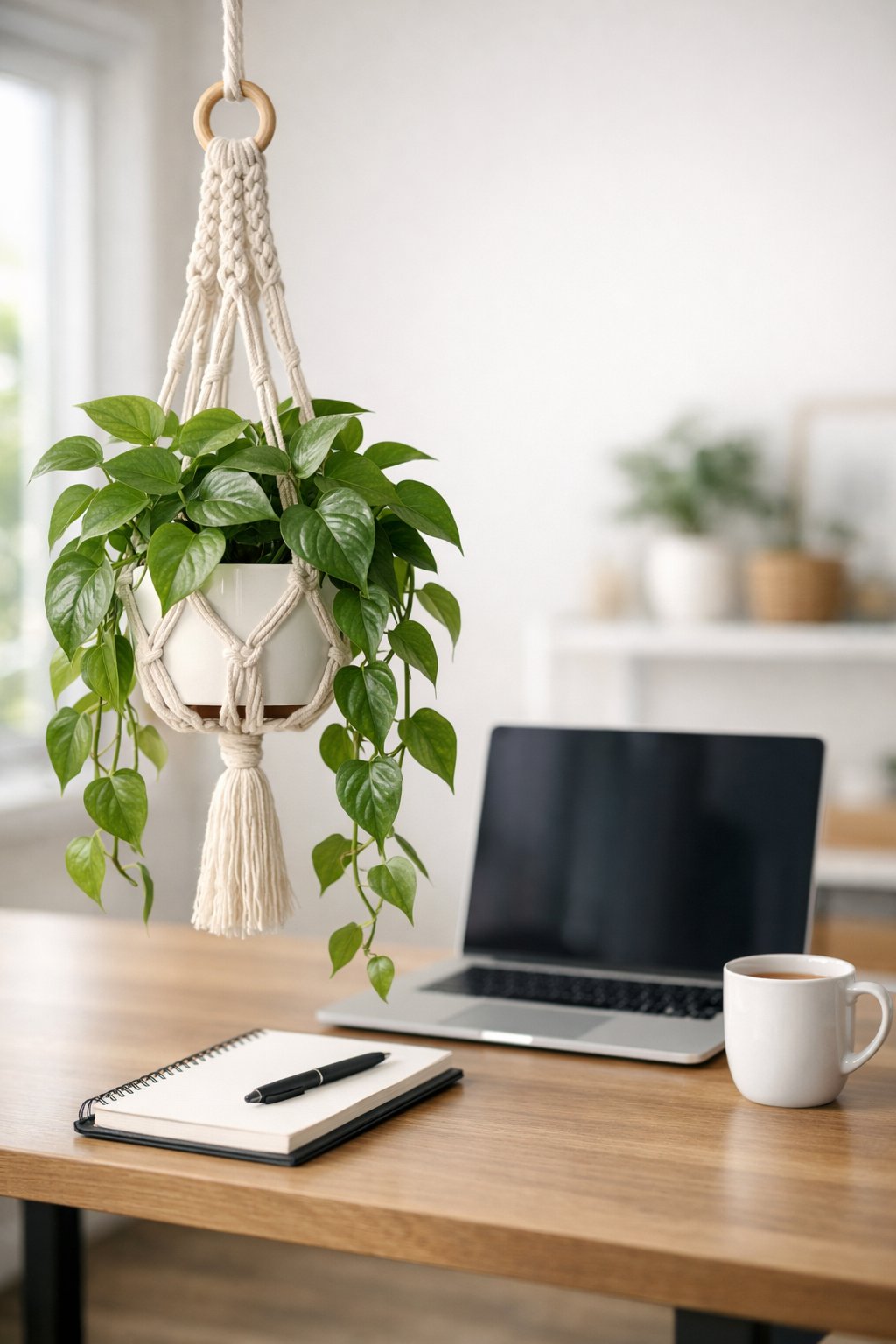 Desk Decor Idea with Plants 3