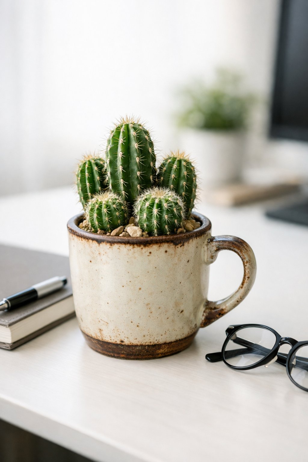 Desk Decor Idea with Plants 9