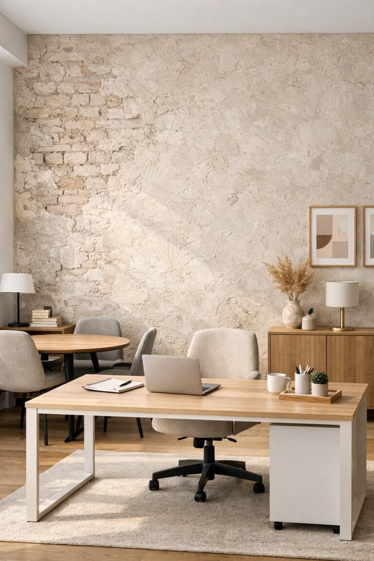 Texture, Tone, and Mood: Rethinking the Office Accent Wall (15 Ideas ...