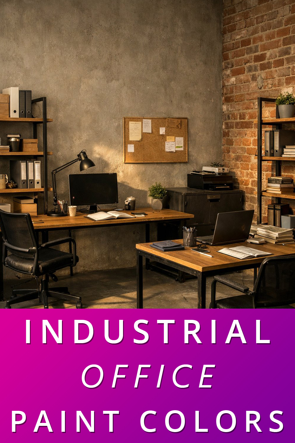 Best Industrial Office Paint Colors pin 2