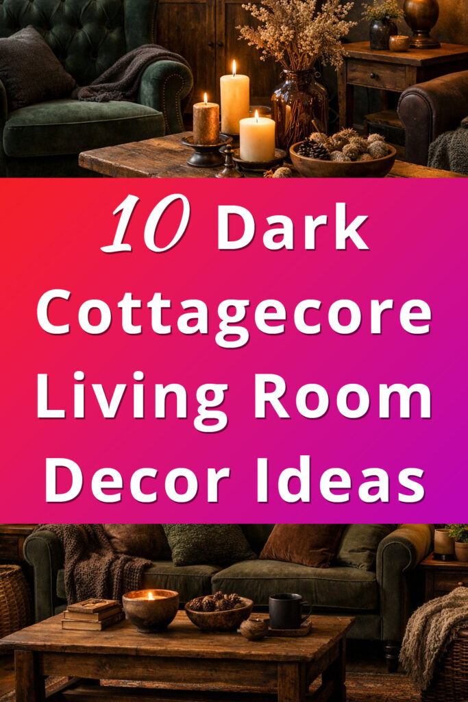 Let’s Create a Dark Cottagecore Living Room with these 10 Decor Ideas ...