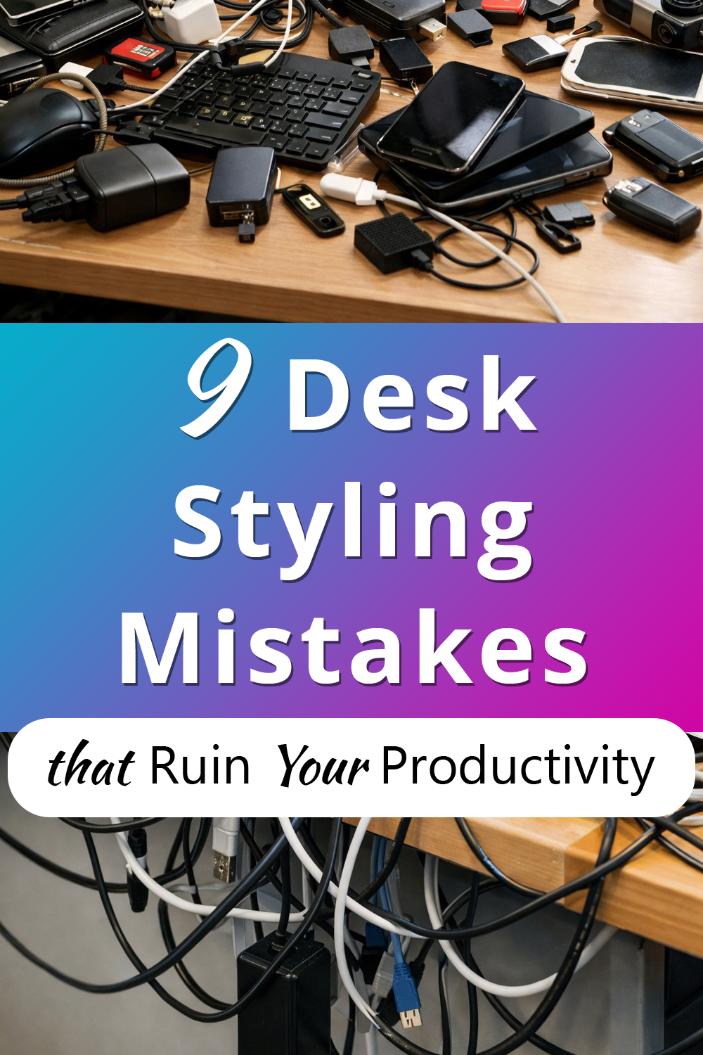 Desk Styling Mistakes pin 1