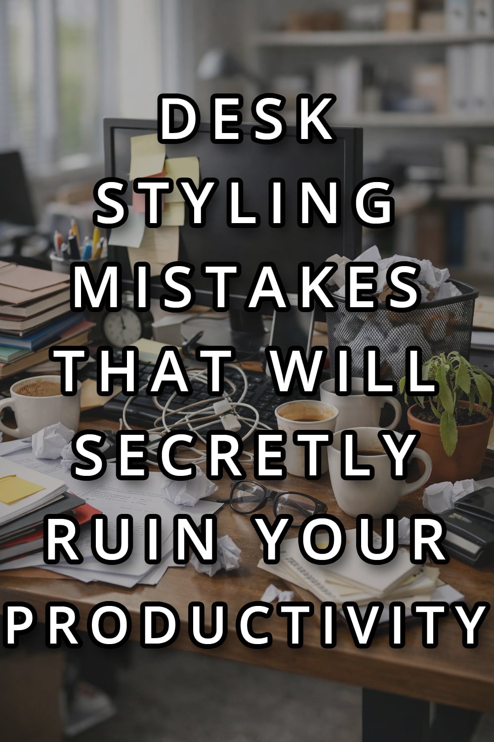 Desk Styling Mistakes pin 2