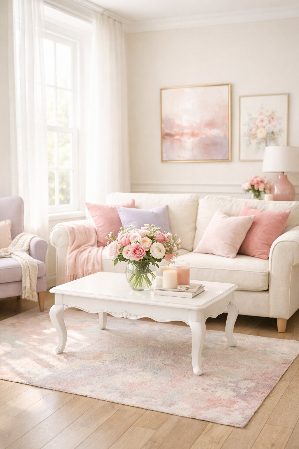 15 Feminine & Elegant Living Room Decor Ideas for Inspiration | AZMIND