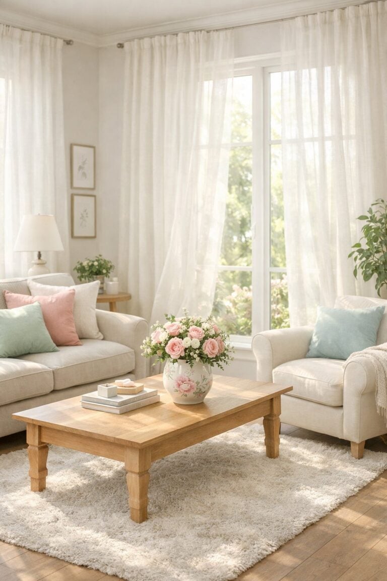 15 Feminine & Elegant Living Room Decor Ideas for Inspiration | AZMIND