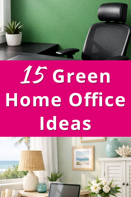 Green Home Office Ideas