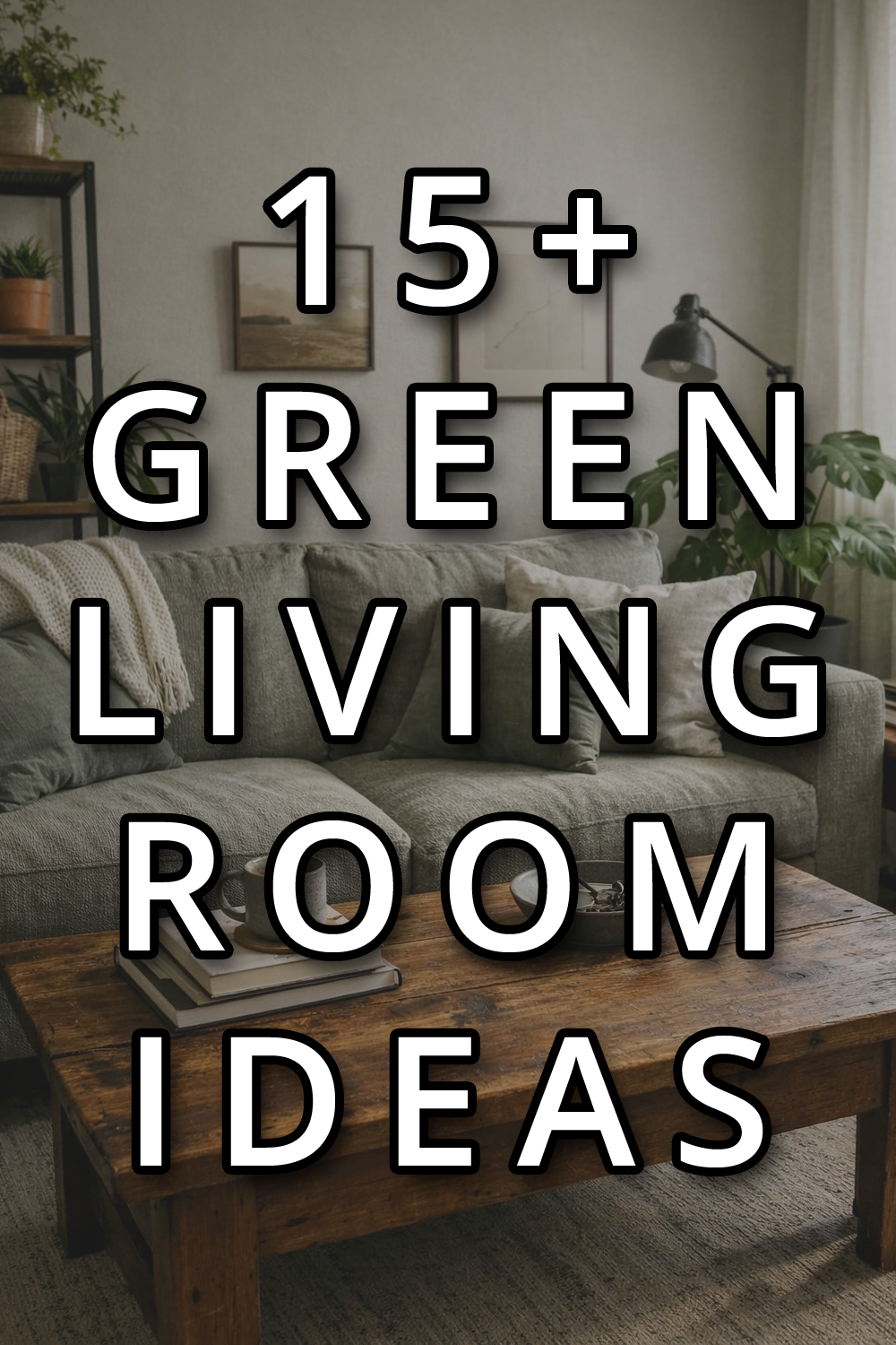 15+ Green Living Room Ideas for a Modern & Calm Interior | AZMIND