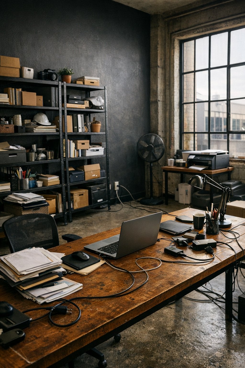 Industrial Office Paint Color 1 Charcoal Black