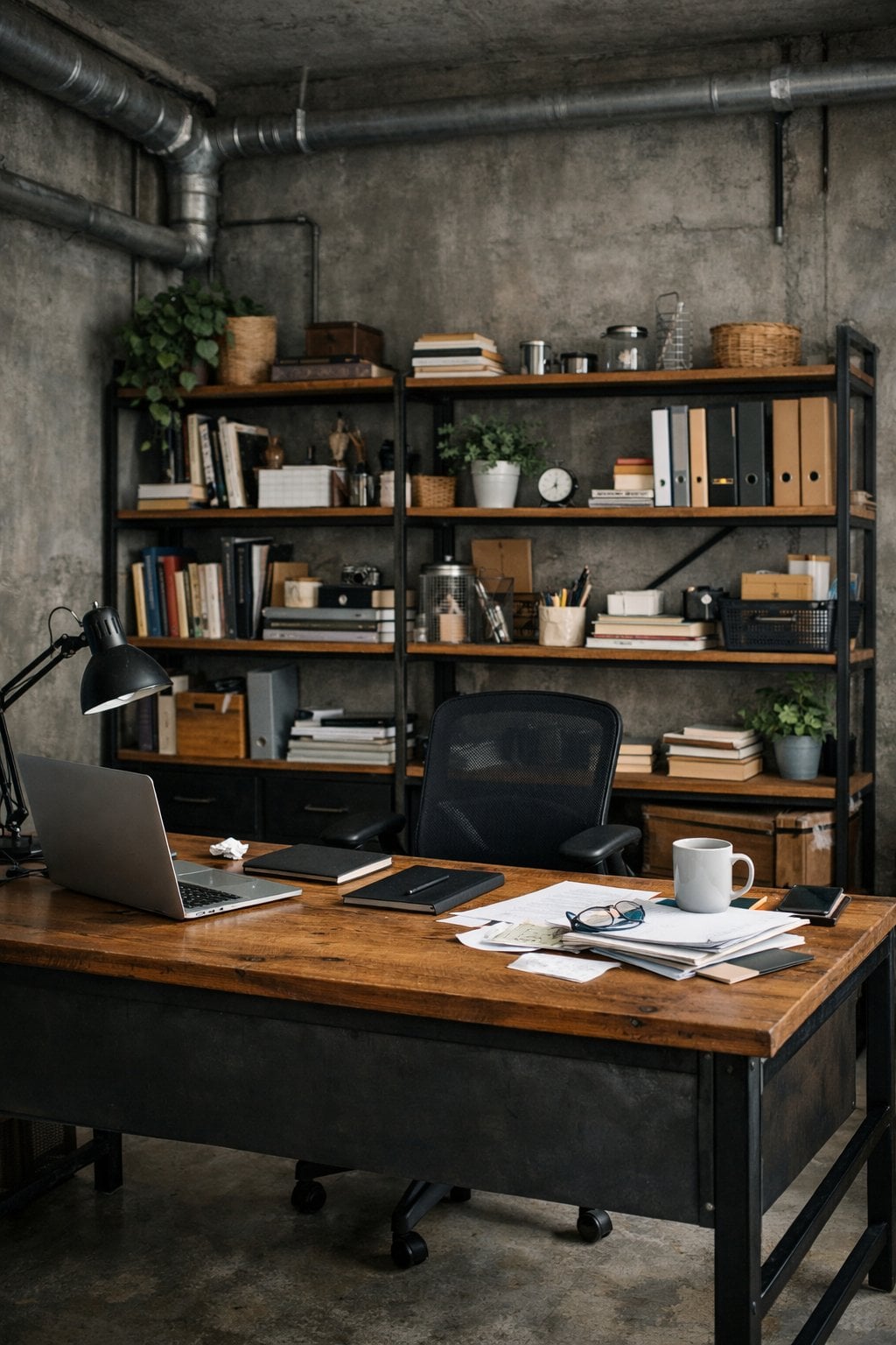 Industrial Office Paint Color 2 Graphite Gray