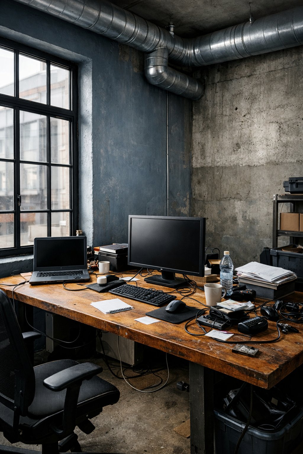 Industrial Office Paint Color 4 Steel Blue