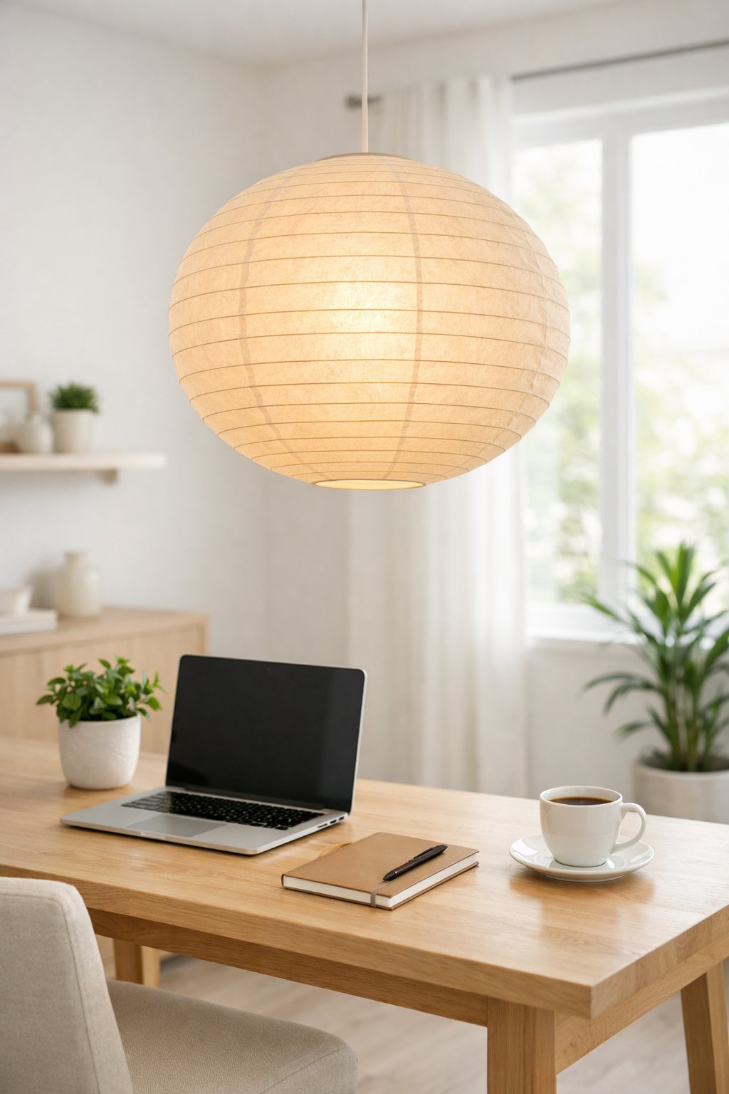 Japandi Home Office Decor Idea 8