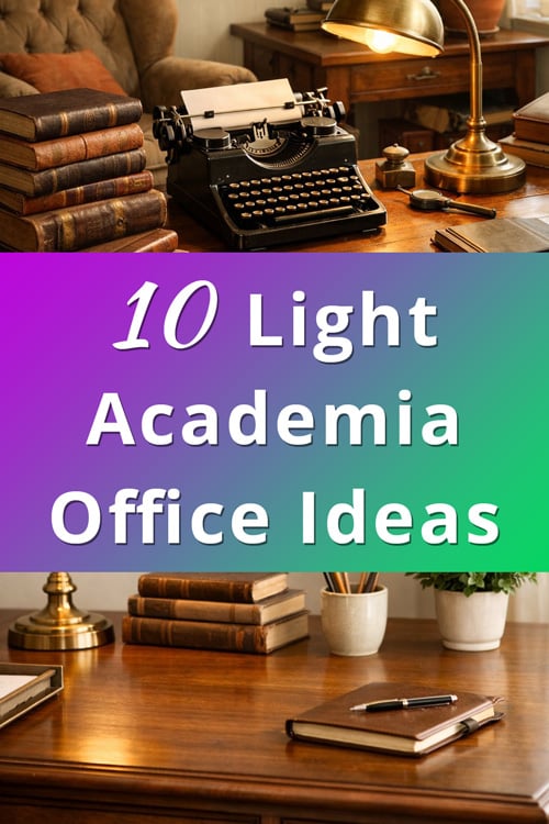 Light Academia Office Decor Ideas