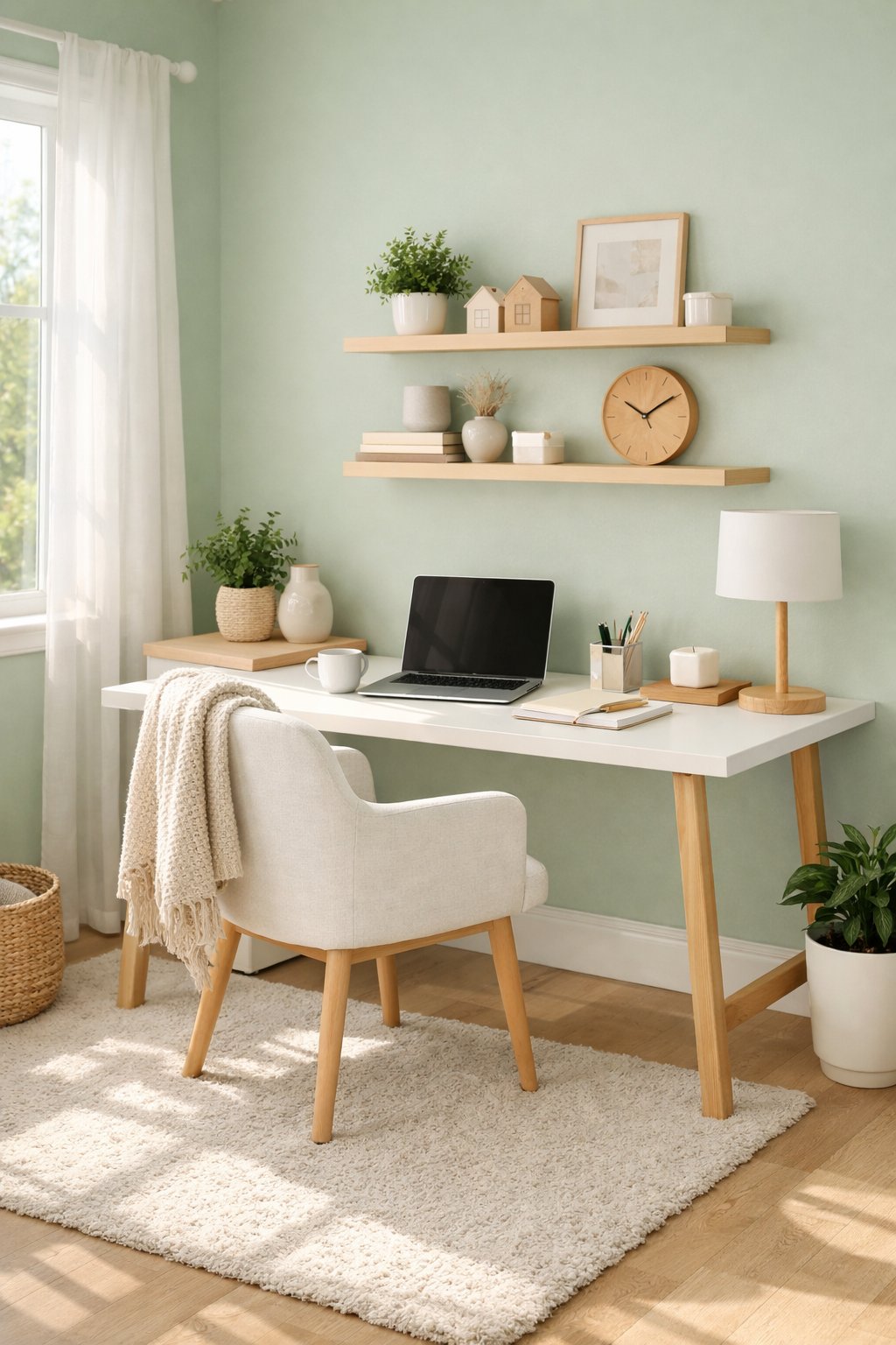 Pastel Green Soft Workspace