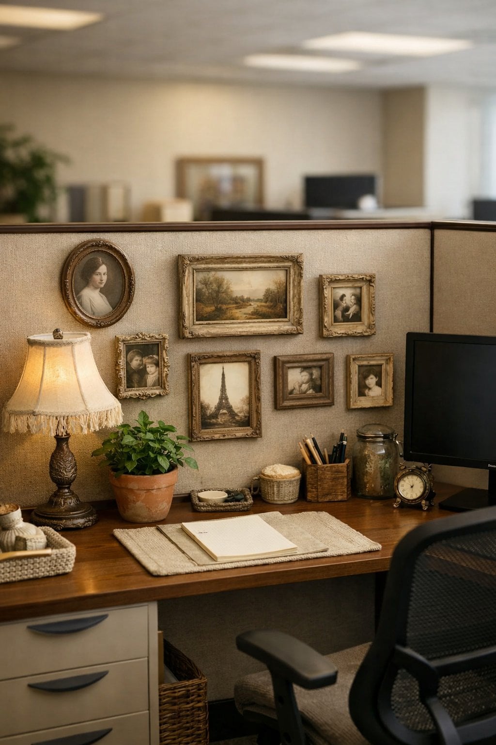 You’ll Love these 10 Shabby Chic Office Cubicle Decor & Design Ideas ...
