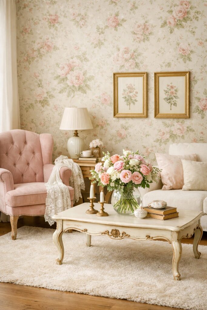 Create a Vintage Feminine Living Room with these 10 Easy & Charming ...