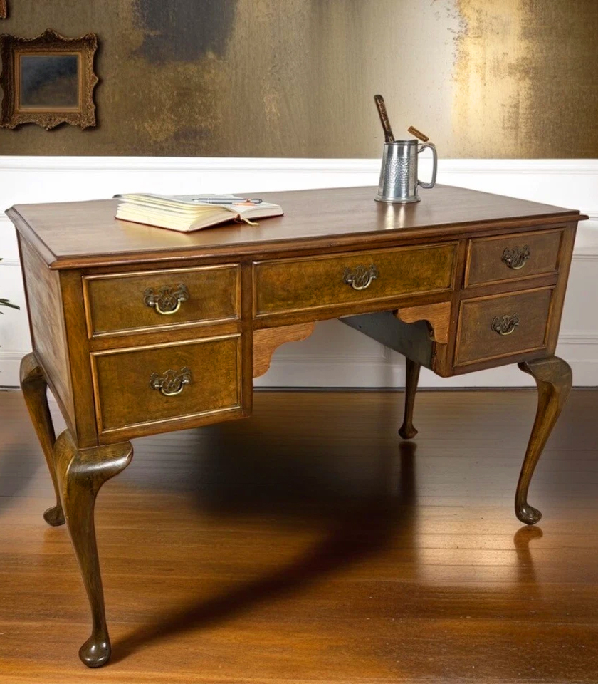 13 Queen Anne Style Wooden Writing Desk