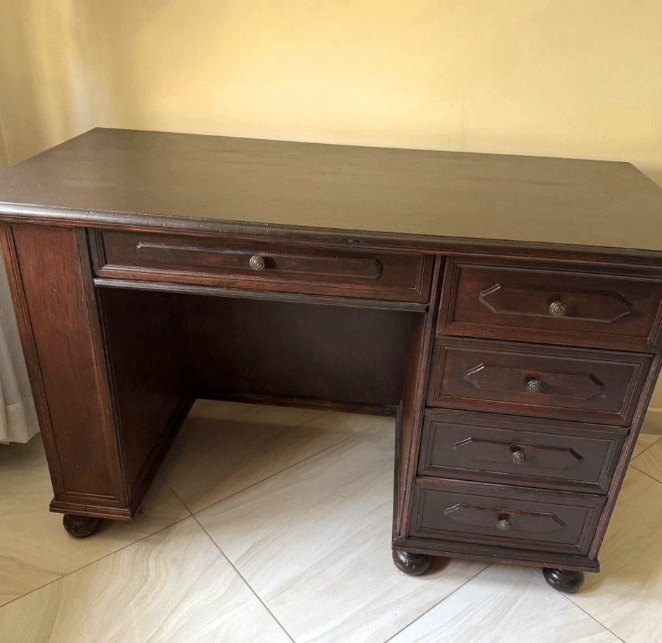2 Vintage Simple Walnut Desk