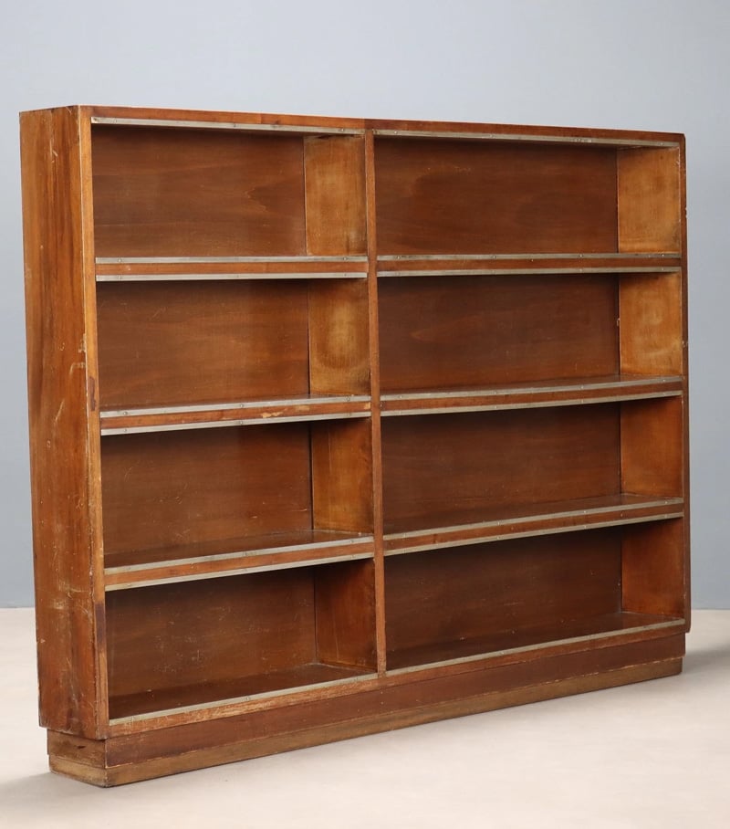 3 Mid Century Italian Walnut Bookshelf
