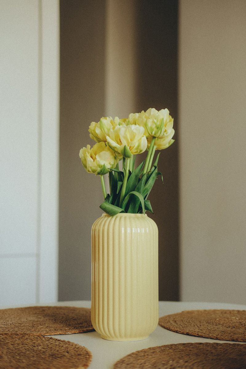 Floral Vase Artisan Decor