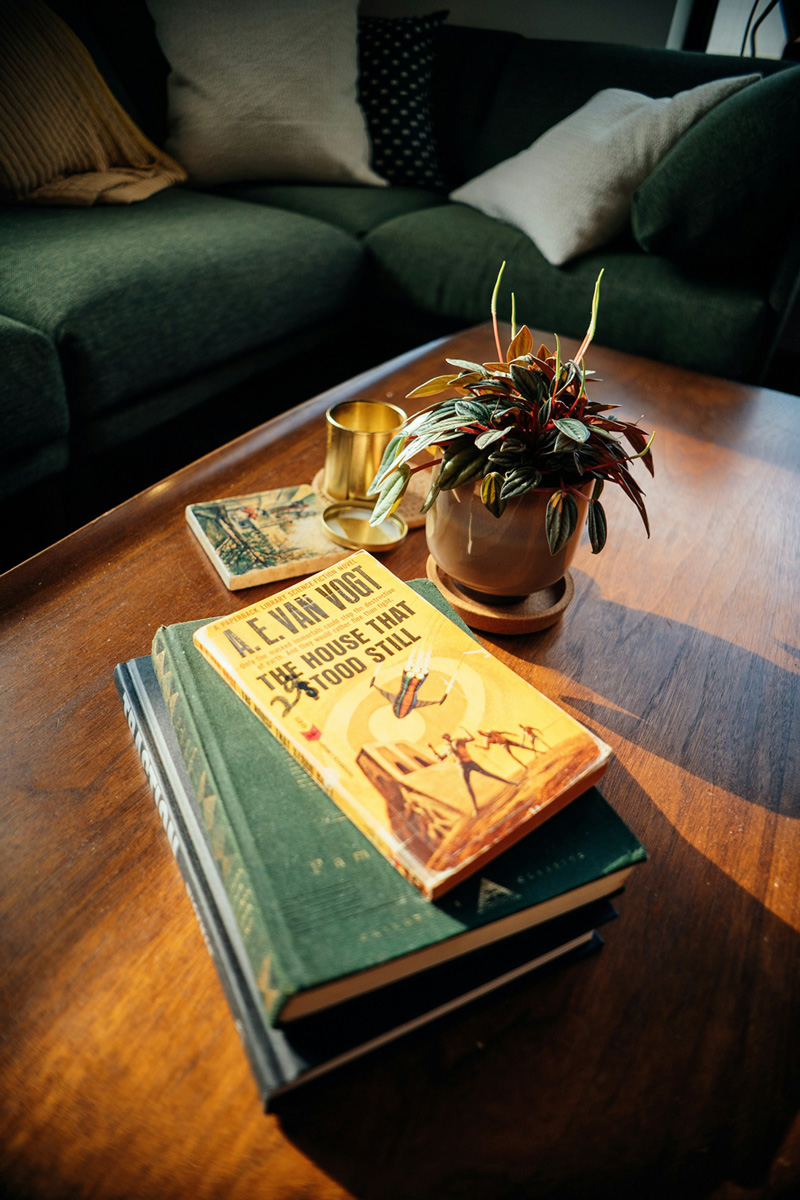 Green Coffee Table Moment