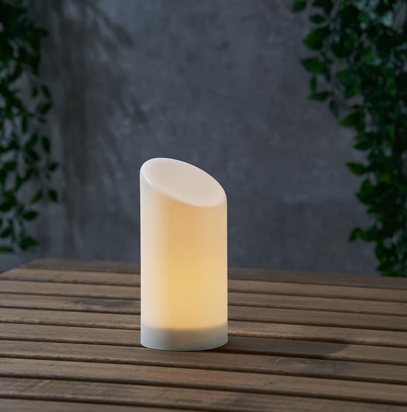 Ikea aedelloevskog led block candle white