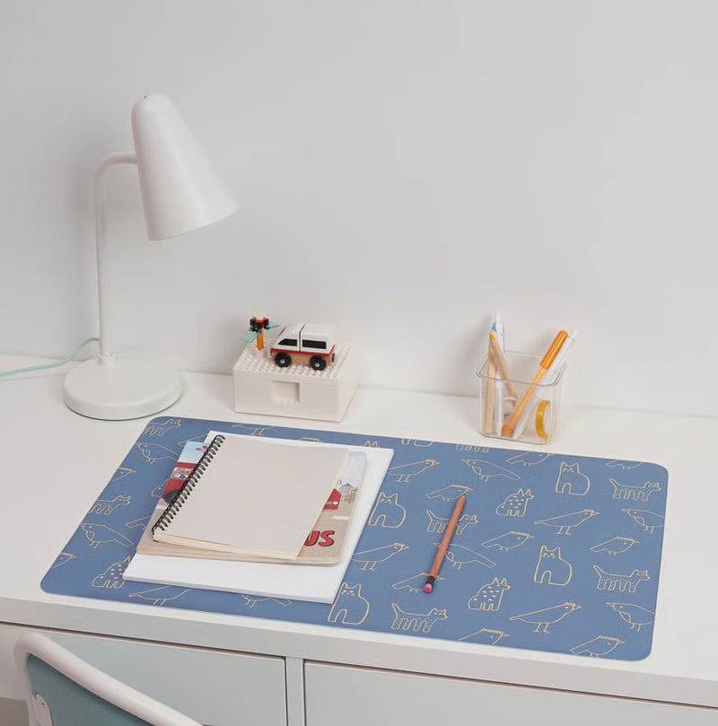 Ikea boensyrsa desk pad animal pattern