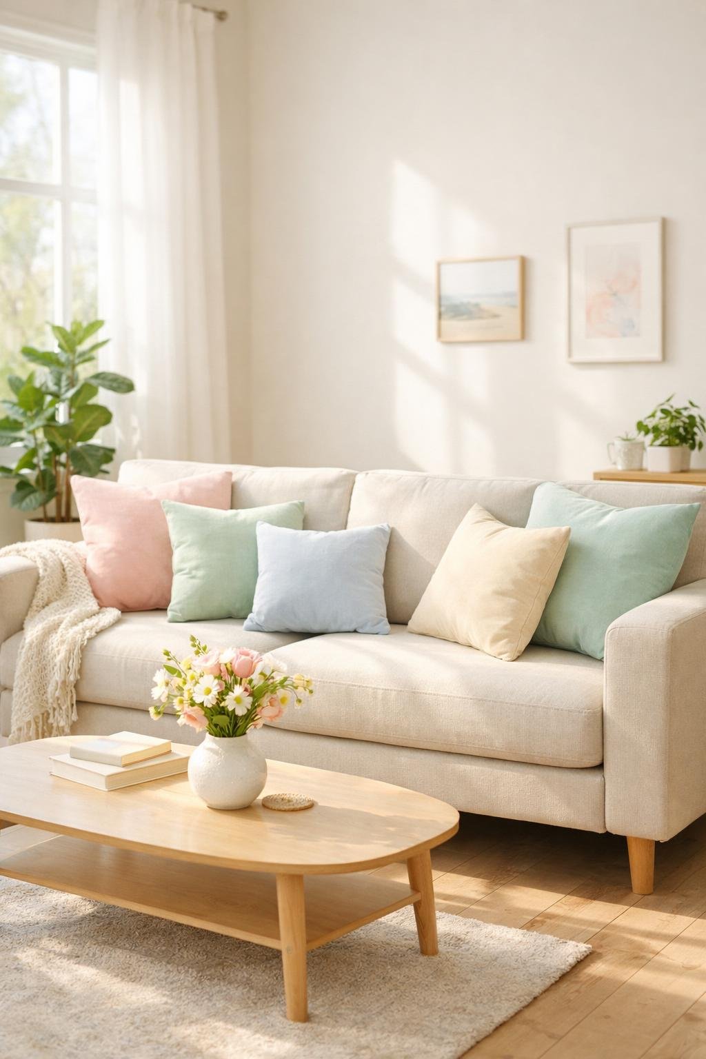 10 Light, Neutral Spring Living Room Refresh Ideas for a Brighter Home ...
