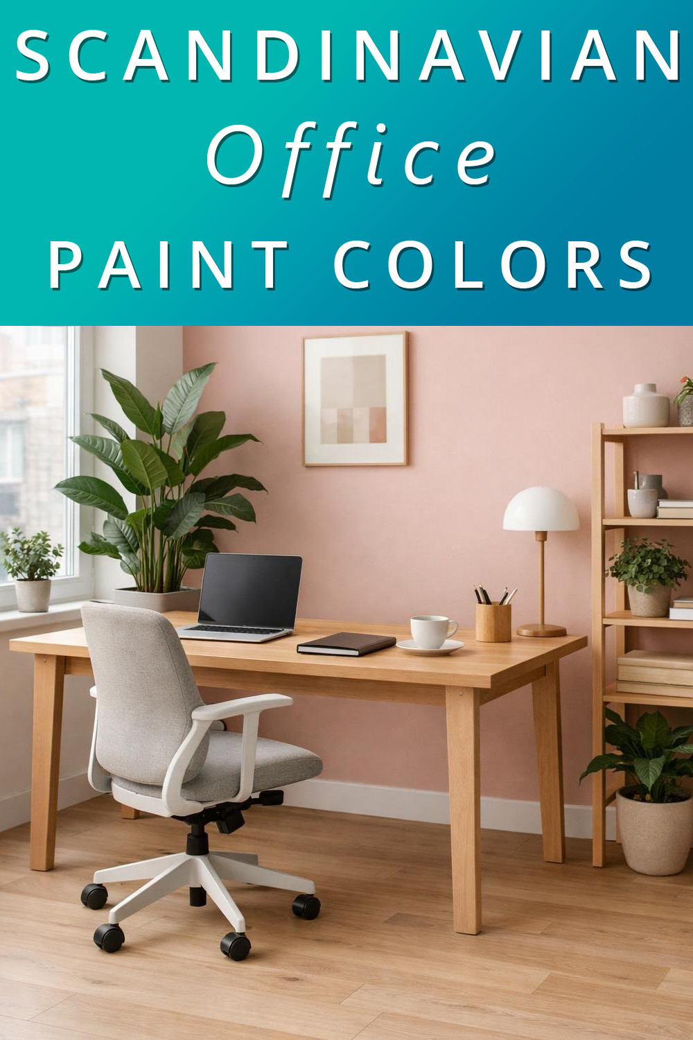 Scandinavian Office Paint Color Ideas pin 2