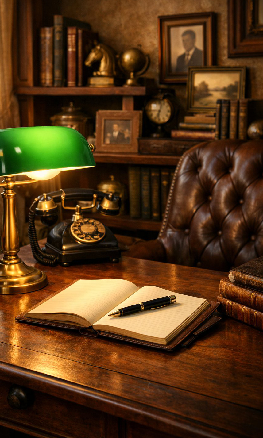 Vintage Home Office Decor Idea 2 Vintage Inspired Task Lighting