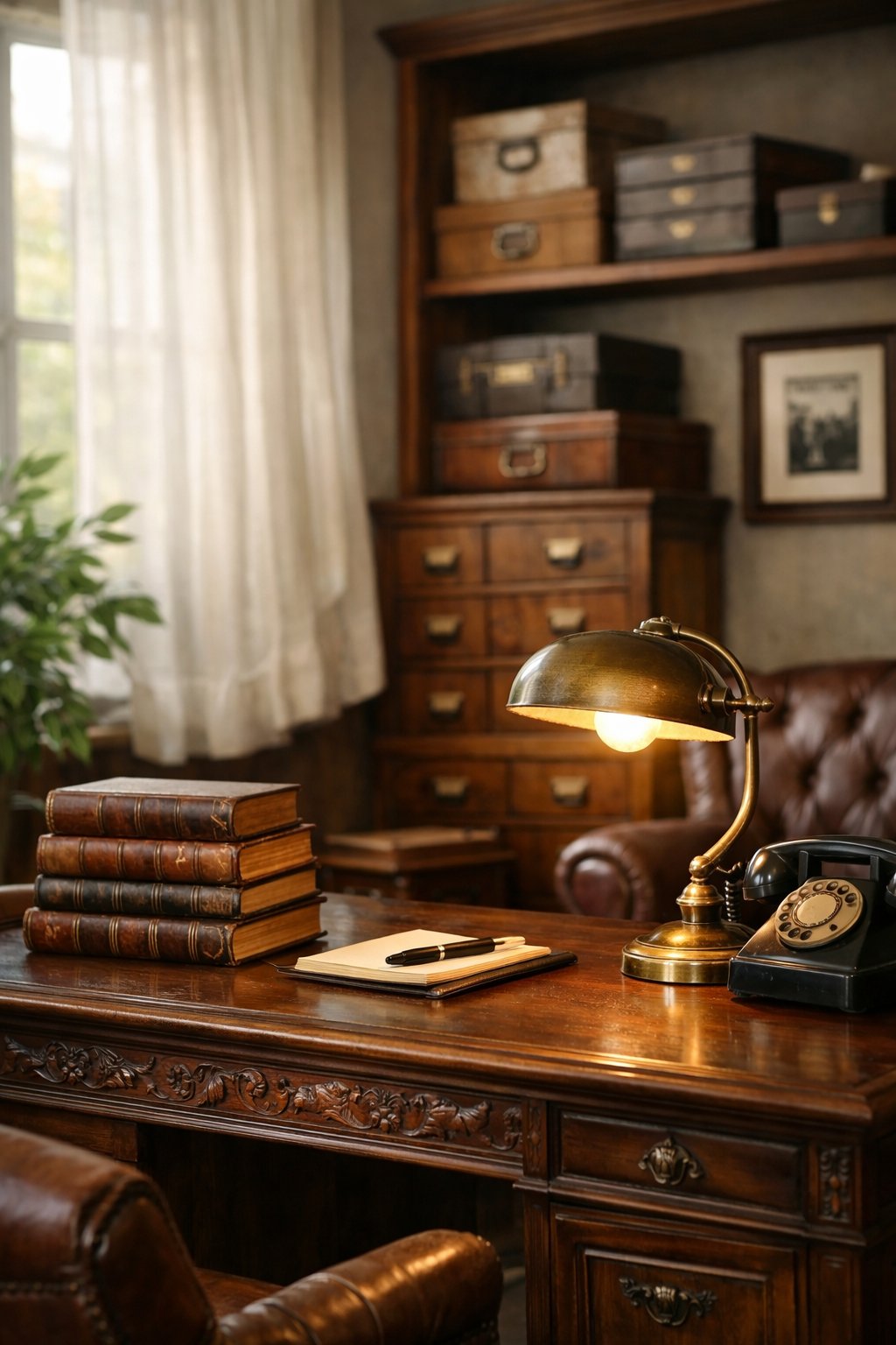 Create a Timeless Home Office with These 12 Vintage Decor Ideas | AZMIND