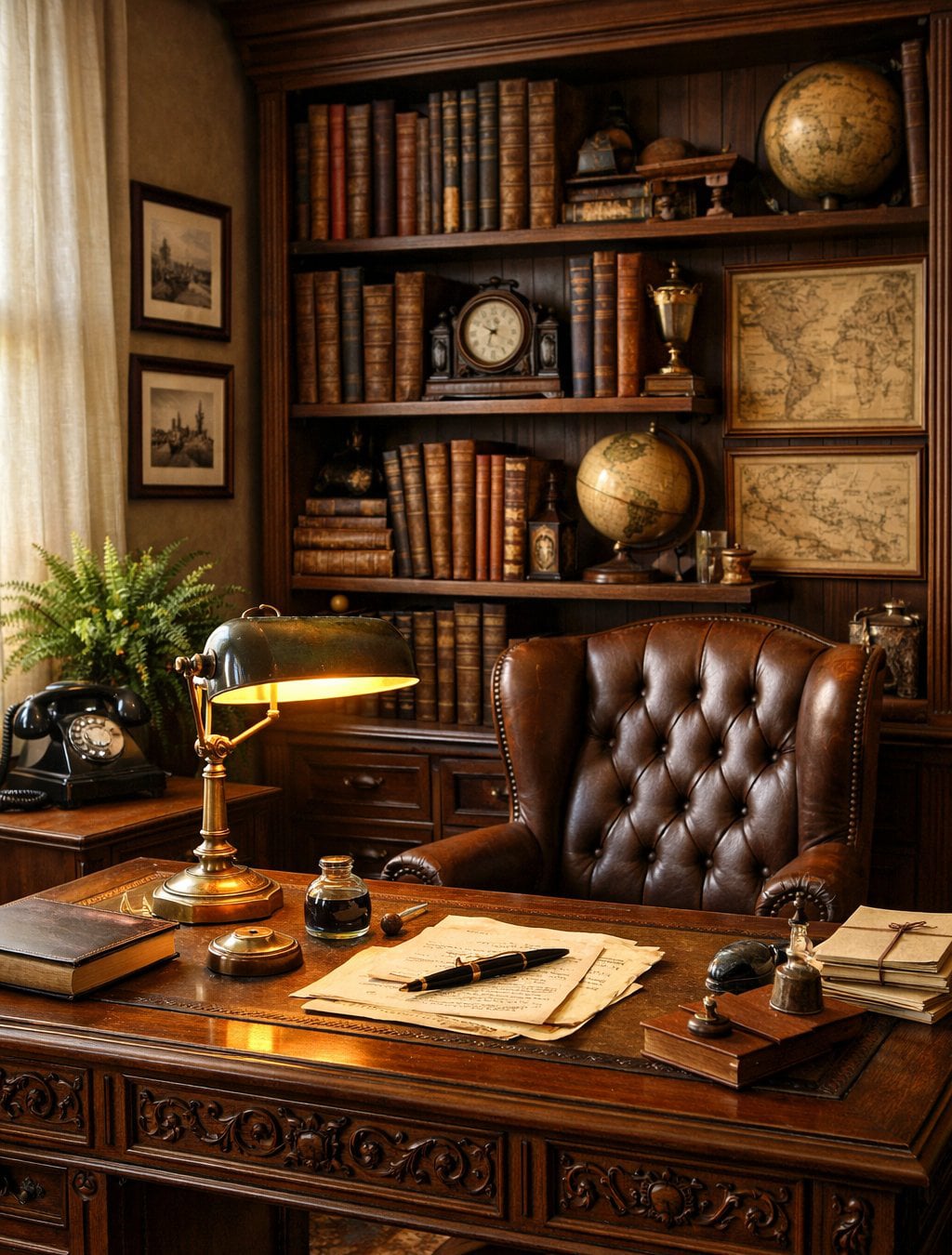 Create a Timeless Home Office with These 12 Vintage Decor Ideas | AZMIND